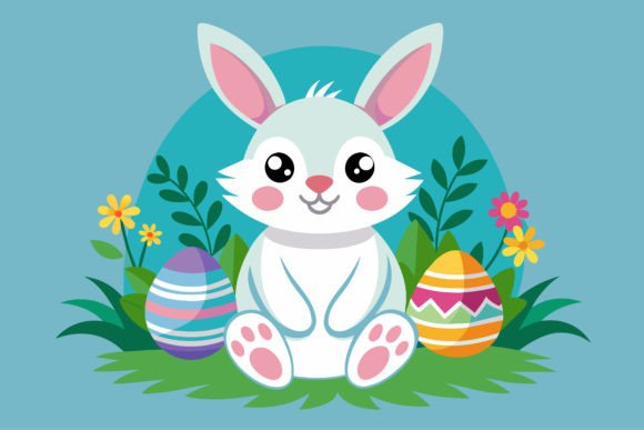 Cute Easter Bunny Sublimation