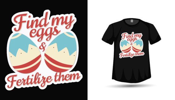 Easter Funny Tshirt Design Vector
