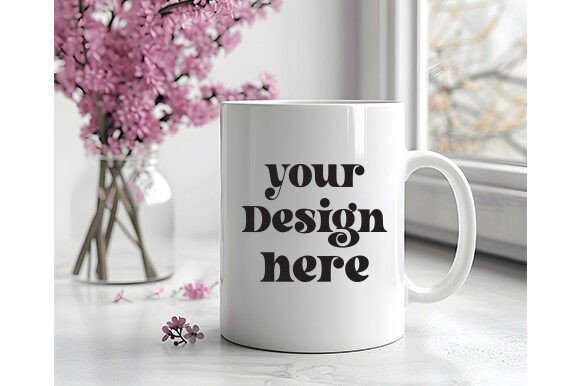 Spring Coffee Mug Mockup 113