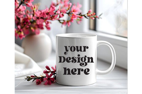 Spring Coffee Mug Mockup 66