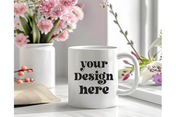 Spring Coffee Mug Mockup 78