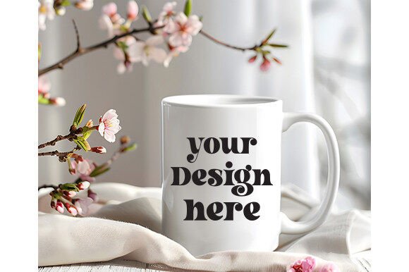 Spring Coffee Mug Mockup 90