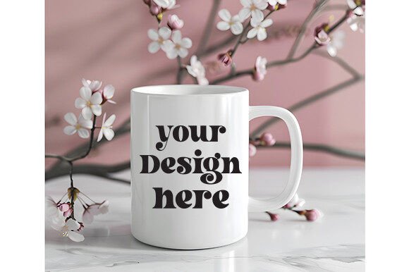 Spring Coffee Mug Mockup 99